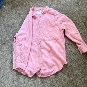 Oversized aerie button up
